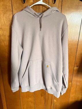 Carhartt Hooded Pullover Sweatshirt in Dusty Taupe